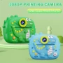Моментална камера за деца детска камера с функция за печат фотоапарат, снимка 2
