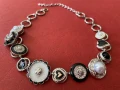 Чокър колие метално с орнаменти дължина - 32+10, снимка 8