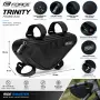 Чанта за рамка на велосипед FORCE TRINITY, 0,6 л, Компактна, Черна, снимка 5