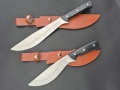 Уникален масивен ловен нож,фултанг с кожена кания,два модела, снимка 1