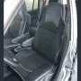 Универсални калъфи за предни седалки от 2 броя, черно и сиво, снимка 1