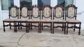 Столове 6 бр.орехов масив, снимка 1