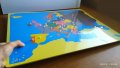 Монтесори пъзел Дървена карта на Европа със всички държави ВСИЧКИ ДЪРВЕНИ ИГРАЧКИ, снимка 9