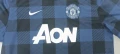 Футболна тениска фланелка Manchester United 2013/2014 away jersey shirt Nike 532838-411 size XL , снимка 5