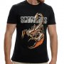Нова мъжка тениска с дигитален печат на музикалната група Scorpions