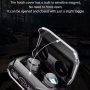Смарт безжични слушалки TWS EM-M41, Bluetooth 5.2, LED дисплей, ЧЕРНИ, снимка 3