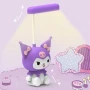 Акумулаторна LED нощна лампа Kuromi / My Melody с USB – Лилава / Черна | 22 см, снимка 5