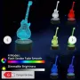 Холограмна 3D LED лампа Ел.Китара-дистанционно управление 16 цвята+други режими на управление , снимка 9