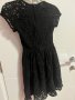 Къса черна дантелена рокля, снимка 3