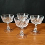 Масивни кристални чаши комплект от 4 бр., снимка 1