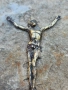 Антикварен Бронзов Кръст , снимка 3