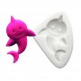 3 размера Бебе Акули Акула риба Baby Shark силиконов молд форма фонан шоколад гипс украса торта, снимка 2