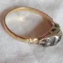 Пръстени със сапфири в лот. Сребро с позлата., снимка 10