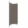 vidaXL Параван за стая, 3 панела, антрацит, 150x200 cм, текстил, снимка 4