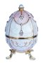 Фаберже стил, кутийки-яйца за бижута в луксозна подаръчна кутия., снимка 1 - Декорация за дома - 44329383