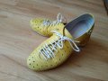 Жълти обувчици естествена кожа/38, снимка 1 - Дамски ежедневни обувки - 30070735