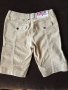 Детски бермуди ESPRIT оригинал, за 158см., от кадифе, бежови джинси, като нови!!!, снимка 4