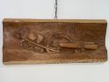 Дървена, ръчно изработена декорация, снимка 1