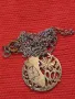 СТАРИНЕН ФЛОРАЛЕН СРЕБЪРЕН МЕДАЛЬОН с БУКВА Д със СРЕБЪРНА ВЕРИЖКА СРЕБРО 950 ЗАКОПЧАЛКА БРОНЗ 30012, снимка 15