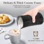 Нова Електрически Млекопенител 4 в 1 Гореща Студена Пяна 240ml Неръждаема Стомана, снимка 3