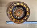 Стара глинена чиния за стена Царство България , керамика, снимка 1 - Антикварни и старинни предмети - 40109503