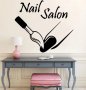 Nail Salon маникюр стикер постер самозалепваща лепенка за салон маникюр козметичен, снимка 1 - Други - 29960084