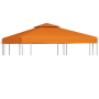 vidaXL Покривало за шатра, резервно, оранжево, 310 гр/м², 3х3 м(SKU:40877