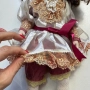 Колекционерска порцеланова кукла немска , снимка 7