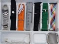 Смарт часовник P9 със слушалки и 7 различни каишки, снимка 3