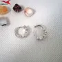Обеци с платинено покритие 211255, снимка 3
