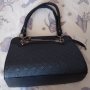 Тъмносиня дамска чанта, снимка 4
