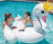 Надуваема играчка INTEX Величествен лебед, 142 х 137 х 99 см, дюшек , снимка 1