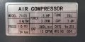 Промоция!70 л Бутален вертикален компресор с директно куплиране, 51017, снимка 3