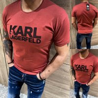 Мъжка тениска Karl Lagerfeld код 12, снимка 1 - Тениски - 39632738