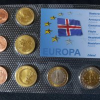 Пробен Евро сет - Исландия 2004 - 8 монети, снимка 1 - Нумизматика и бонистика - 44265546