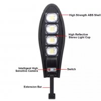 3 Броя 800W LED Соларна улична лампа COBRA, снимка 8 - Соларни лампи - 33909762