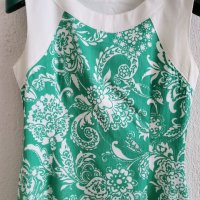 Стилна рокля в свежо зелено, снимка 2 - Рокли - 37758331