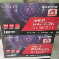 SAPPHIRE Radeon RX 6600 XT 8GB NITRO+ - 11309-01-20G, снимка 1 - Видеокарти - 37979845