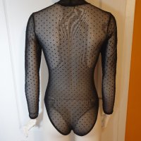 Дамско прозрачно боди, снимка 2 - Блузи с дълъг ръкав и пуловери - 42883601