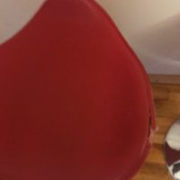 Продавам 2бр употребявани бар стола с червена изкуствена кожа , снимка 6 - Столове - 42487647