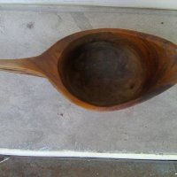 Дървена чаша с дърворезба с форма на кана, снимка 3 - Други ценни предмети - 37406987