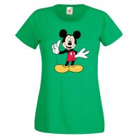 Дамска тениска Mickey Mouse 9 Мини Маус,Микки Маус.Подарък,Изненада,, снимка 3 - Тениски - 36526632