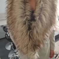 Красиво кожено палтенце с голяма яка, снимка 8 - Палта, манта - 30796257