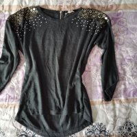 Дамска блуза фина плетка, снимка 1 - Блузи с дълъг ръкав и пуловери - 40599396