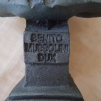 Бенито Мусолини бюст 15x10x6 см., снимка 4 - Други ценни предмети - 42136729