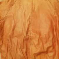 Classic Vintage Genuine Leather Bomber Jacket, снимка 4 - Якета - 35152868