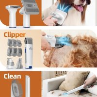 Машинка за подстригване на кучета и котки със прахосмукачка-професионална , снимка 8 - За кучета - 42267379