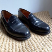 тъмносини мокасини/loafers от естествена кожа №39.5, снимка 5 - Дамски ежедневни обувки - 31057978