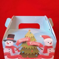 Коледна кутийка за лакомства и подаръци, снимка 1 - Други - 38891169