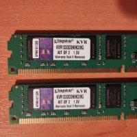 DDR3 8Gb (2 x 4Gb) Kingston 1333MHz pc3-10600 Low profile, снимка 2 - RAM памет - 44185533